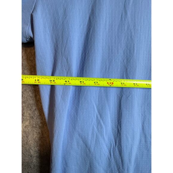 IBKUL Mens Blue Large Long Sleeve Shirt UPF Protection Cooling Stretch - Picture 7 of 8